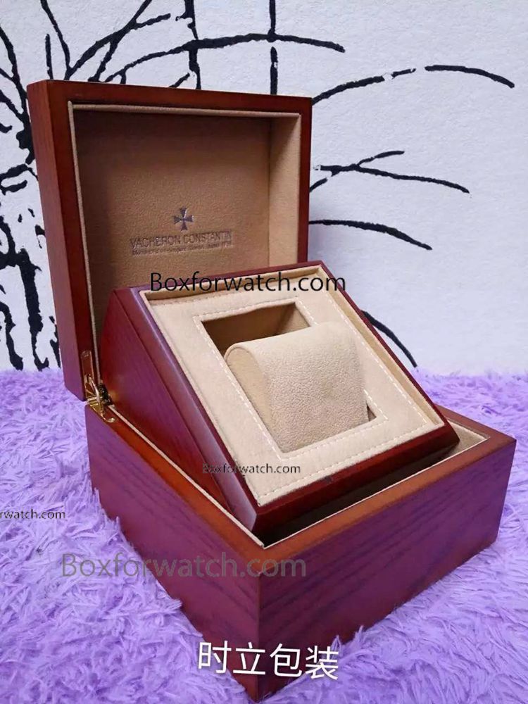 Replica Vacheron Constantin Red Wooden Watch Box